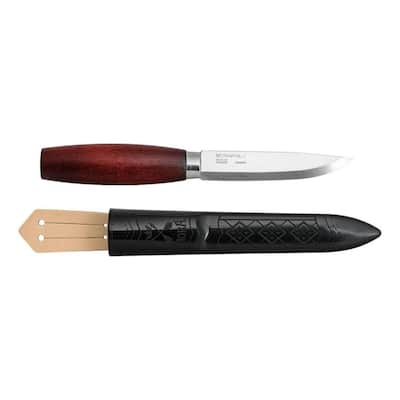 Classic No. 2 4.13" Bird Handle Carbon Steel Fixed Blade Knife - Silver