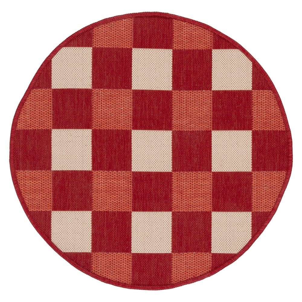 SAFAVIEH Courtyard Meryem Indoor/Outdoor Washable Backyard Patio Rug