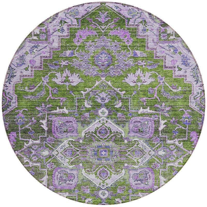 HomeRoots Oriental Traditional Rectangle Outdoor Rug