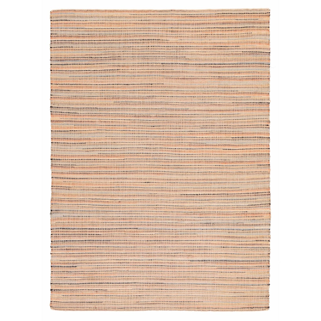 ECARPETGALLERY Flat-Weave Palas Denizli Tan Jute Kilim - 5'3 x 7'5
