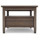 preview thumbnail 67 of 76, WYNDENHALL Norfolk Wood Transitional Coffee Table - 48 Inches wide