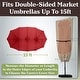 preview thumbnail 10 of 10, Pure Garden Polyester Waterproof Double-sided Umbrella Cover