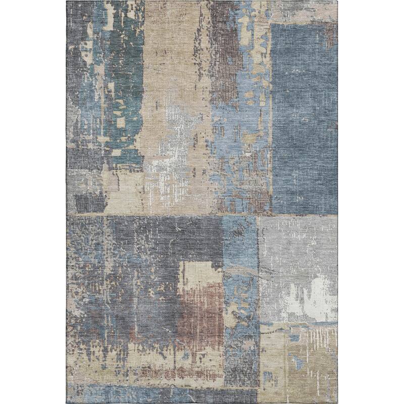 Premium Washable Super Soft Contemporary Geo Mayfield Rug