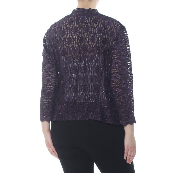 lace jacket plus size