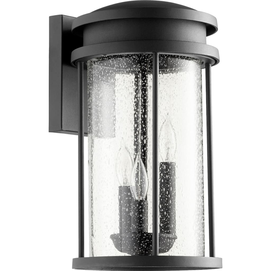 Quorum International Hadley 3 Light 10-1/2" Tall Outdoor Wall Sconce