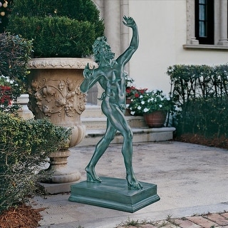 Design Toscano Grande Dancing Faunus Of Pompeii Statue