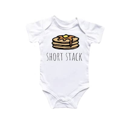 Pancakes Breakfast - Baby Boy Girl Clothes Infant Bodysuit Funny Cute Newborn