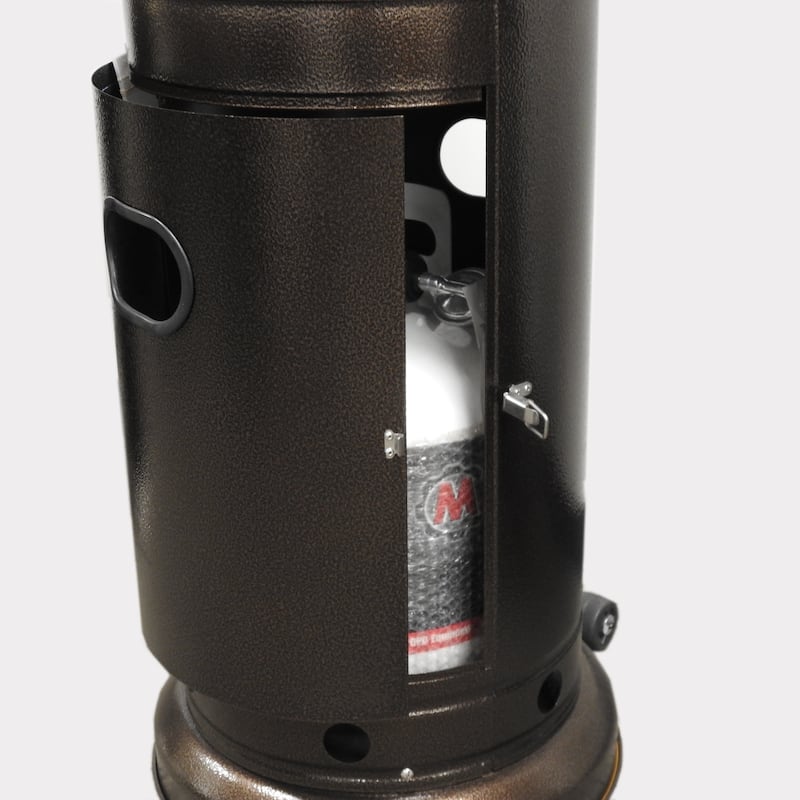 Hiland Patio Heater in Hammered Bronze