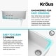 preview thumbnail 88 of 122, KRAUS Bellucci Workstation Undermount Granite Composite Kitchen Sink