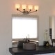 preview thumbnail 5 of 9, Vaxcel Lighting W0522 Bellwood 4 Light 28" Wide Vanity Light