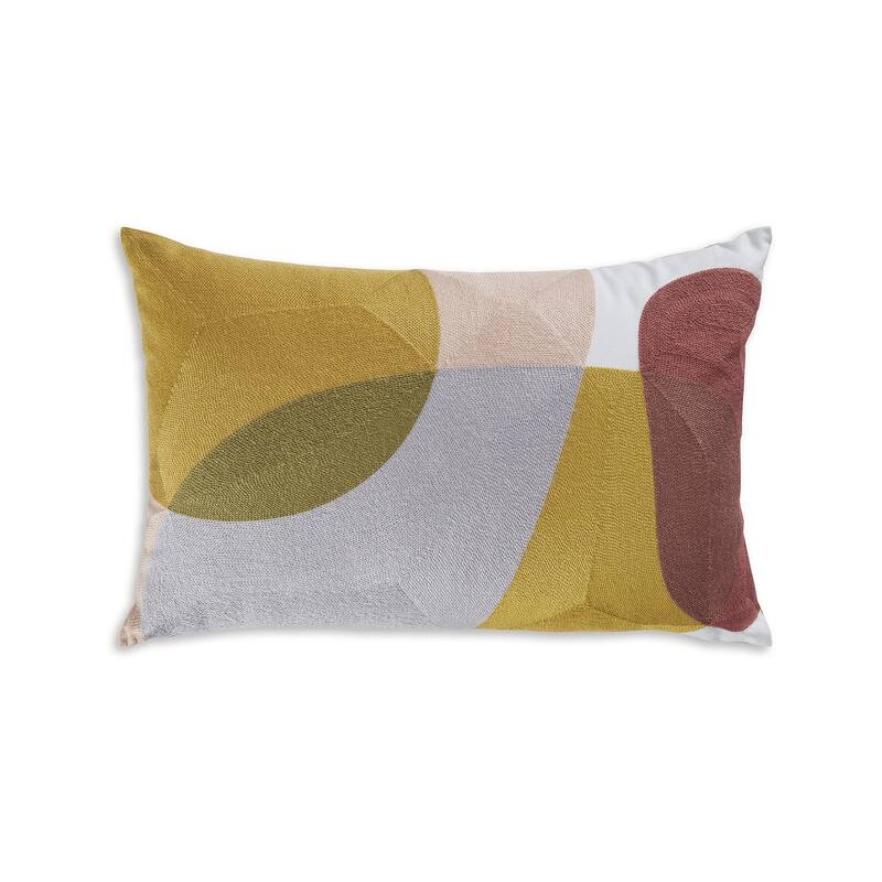 Signature Design by Ashley Varness Gray/Yellow Pillow (Set of 4)