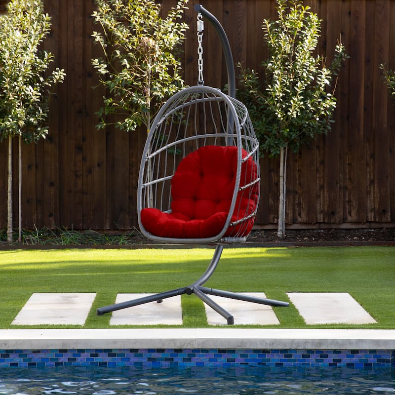 Sorra Home Indoor/Outdoor Egg Chair Cushion - Cushion Only