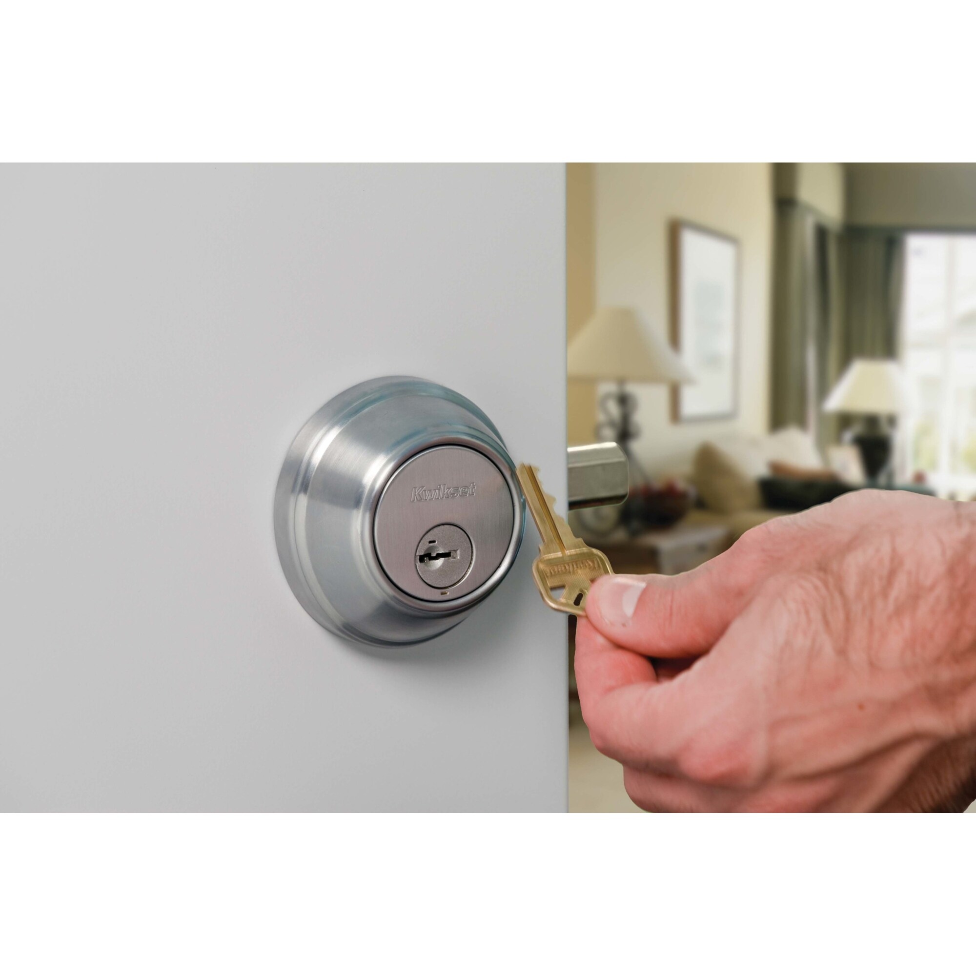 Kwikset Single Cylinder Deadbolt with SmartKey from the 780 Series Bed  Bath  Beyond 16114129