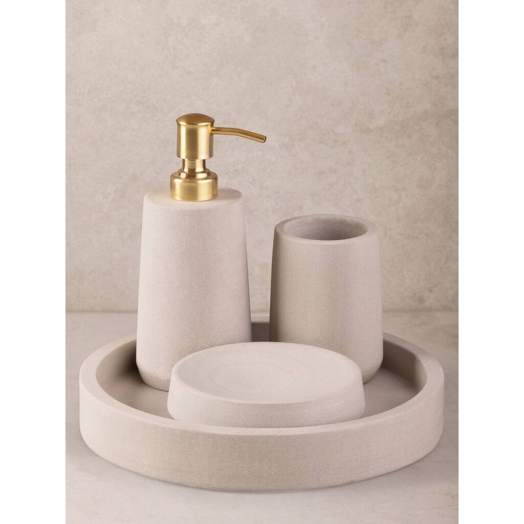 Casablanca Sandstone Bath Accessories - Set of 4