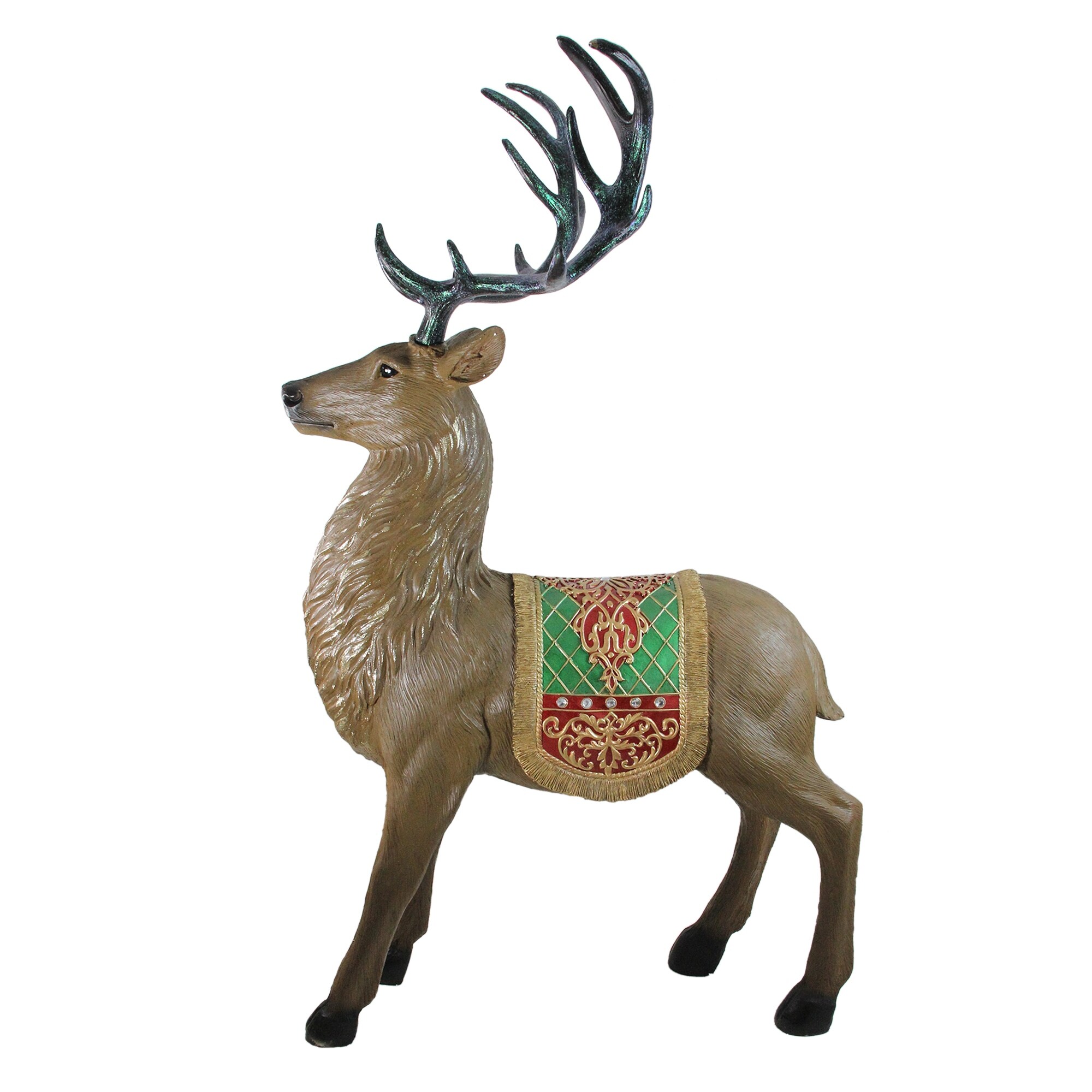 Shop 5 Commercial Grade Standing Reindeer Fiberglass Christmas