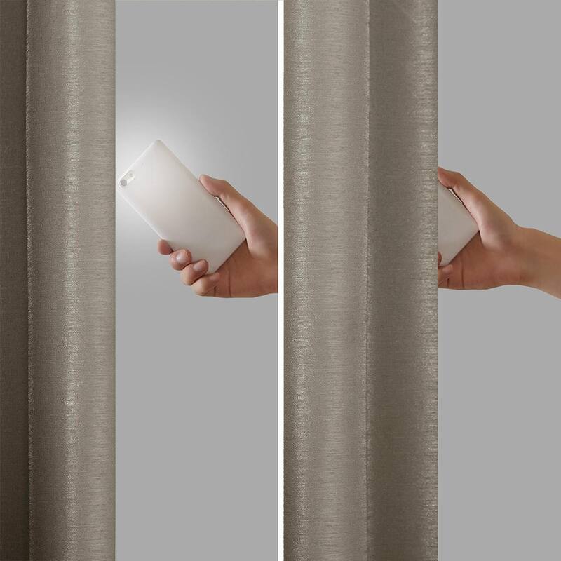 Twist Tab Total Blackout Window Curtain Panel