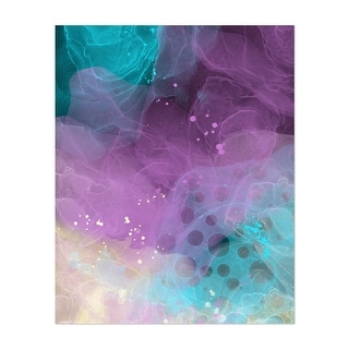 Alcohol Ink Paint No 18 Digital Abstract Modern Art Print Poster - Bed 