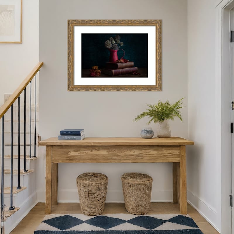 everything gets old by Ramiz Sahin Wood Framed Wall Art Print