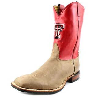 red square toe cowboy boots