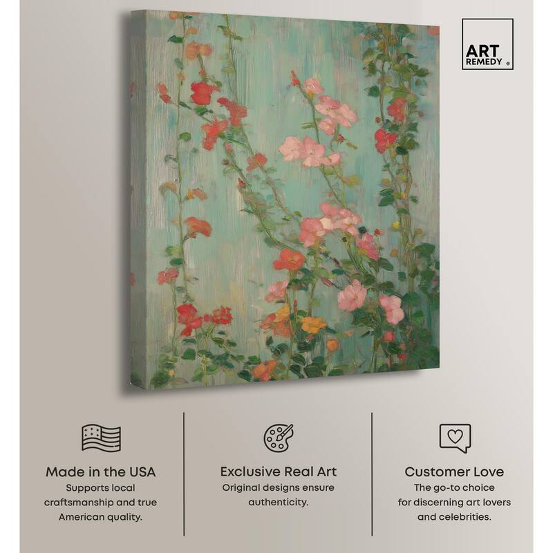 String of Colors II Canvas by Art Remedy, Gallery Wrapped