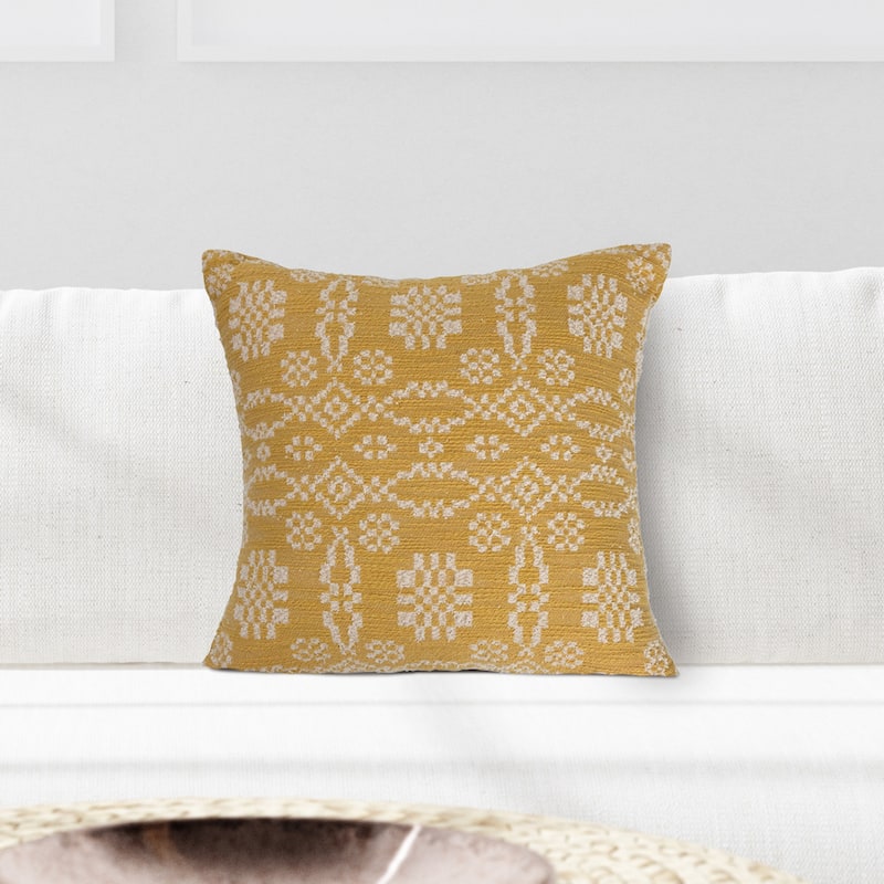 Woven Cotton Jacquard Pillow
