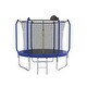 preview thumbnail 1 of 7, Trampoline with Basketball Hoop, Outdoor Trampoline with Enclosure Net