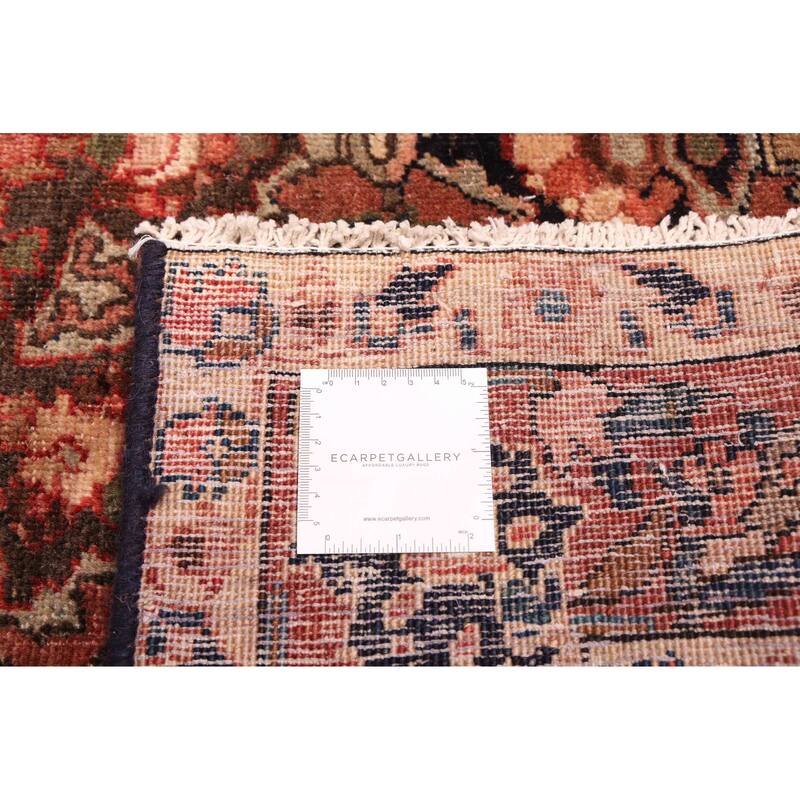 ECARPETGALLERY Hand-knotted Anatolian Vintage Dark Copper Wool Rug - 4'8 x 6'5