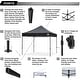preview thumbnail 24 of 61, ABCCANOPY Outdoor Commercial Metal Patio Pop-Up Canopy - 10ftx10ft