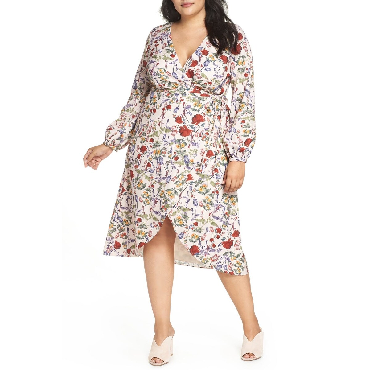 wrap around dress size 18
