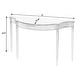 preview thumbnail 7 of 29, Chester 54 in. W Demilune Wood Traditional Console Table