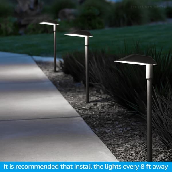 10W Low Voltage Landscape Lights - 12V Waterproof Outdoor Spotlights Warm White (5-Pack)