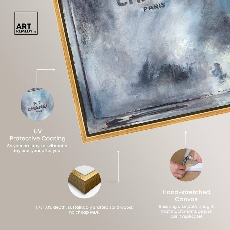Doll Memories - Grey Perfume Canvas by Art Remedy