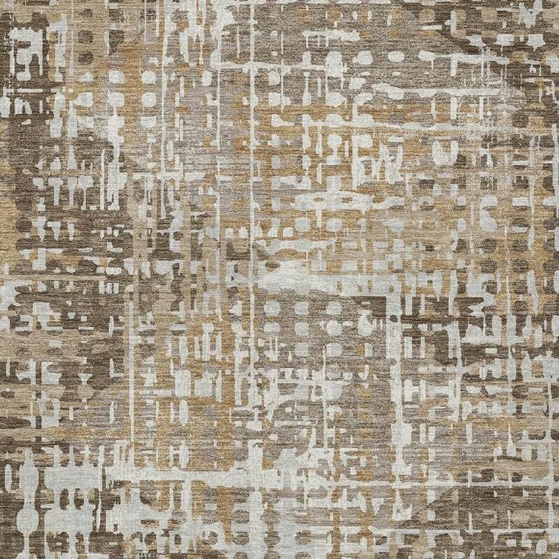 HomeRoots Geometric Transitional Rectangle Outdoor Rug