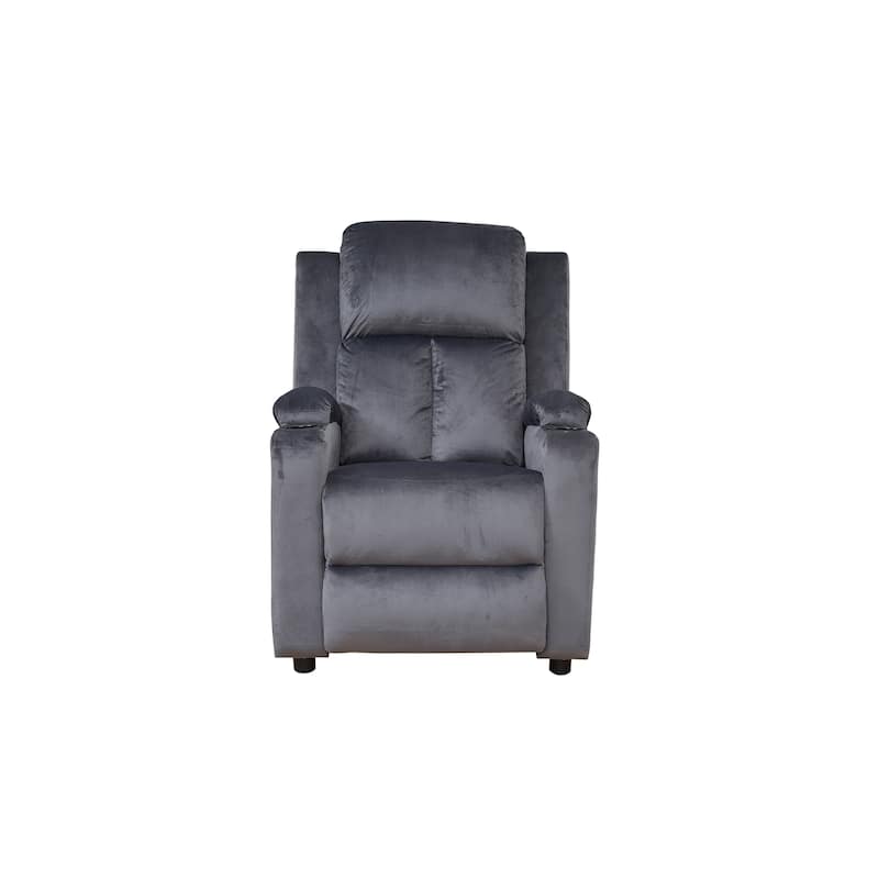31.5'' Wide Recliner with 2 Cup Holder - Dark Grey
