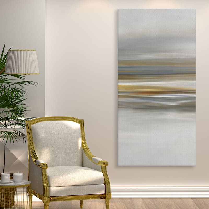 Soft Sea Panel by Nan Canvas Art Print