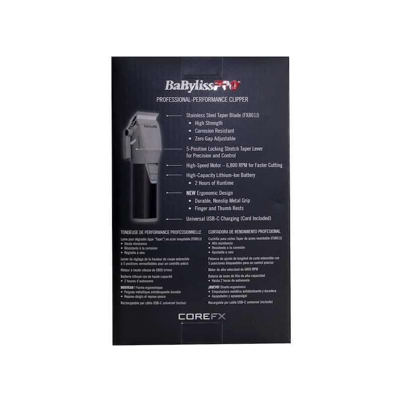 BabylissPRO COREFX Professional Performance Hair Clipper - FX86