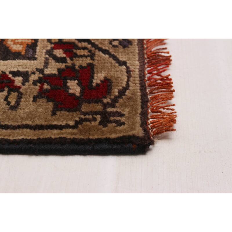 ECARPETGALLERY Hand-knotted Melis Vintage Red Wool Rug - 4'8 x 9'1