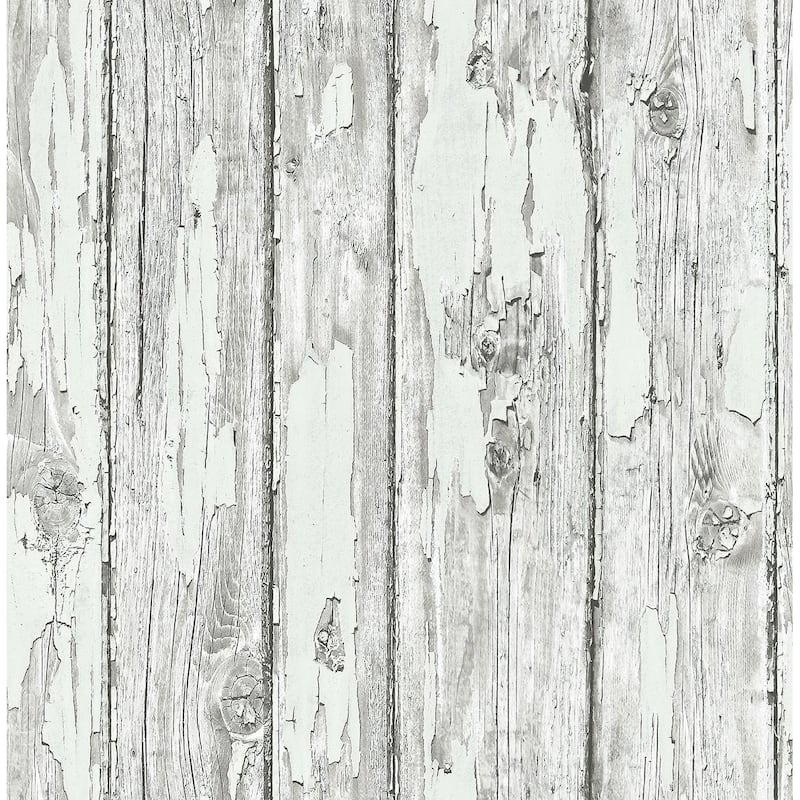 Seabrook Designs Preston Faux Rustic Planks Unpasted Wallpaper