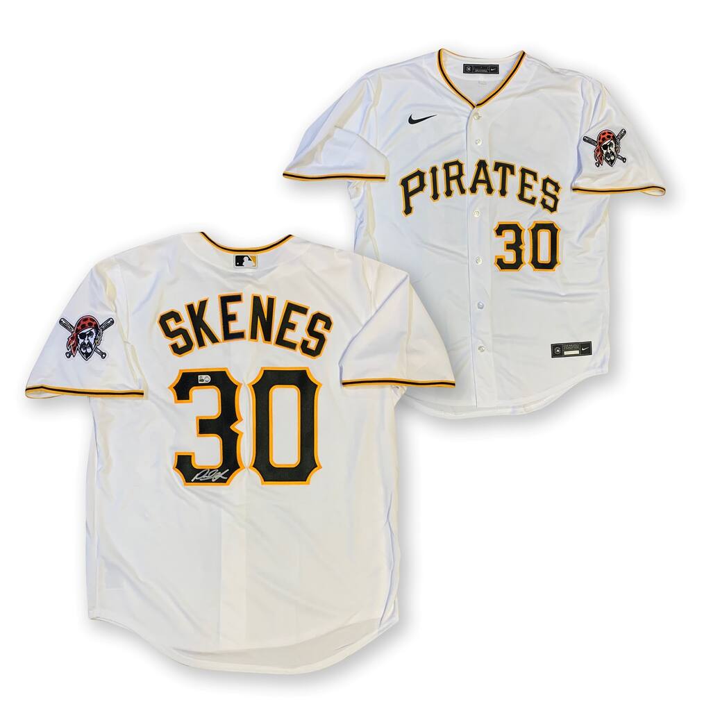 Paul Skenes Autographed Pittsburgh Pirates Signed Nike Baseball Jersey MLB COA - 8'6" x 11'6"
