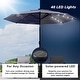 preview thumbnail 7 of 21, COSIEST Outdoor 10ft 3 Tiers Market Patio Umbrella with Solar LED lights
