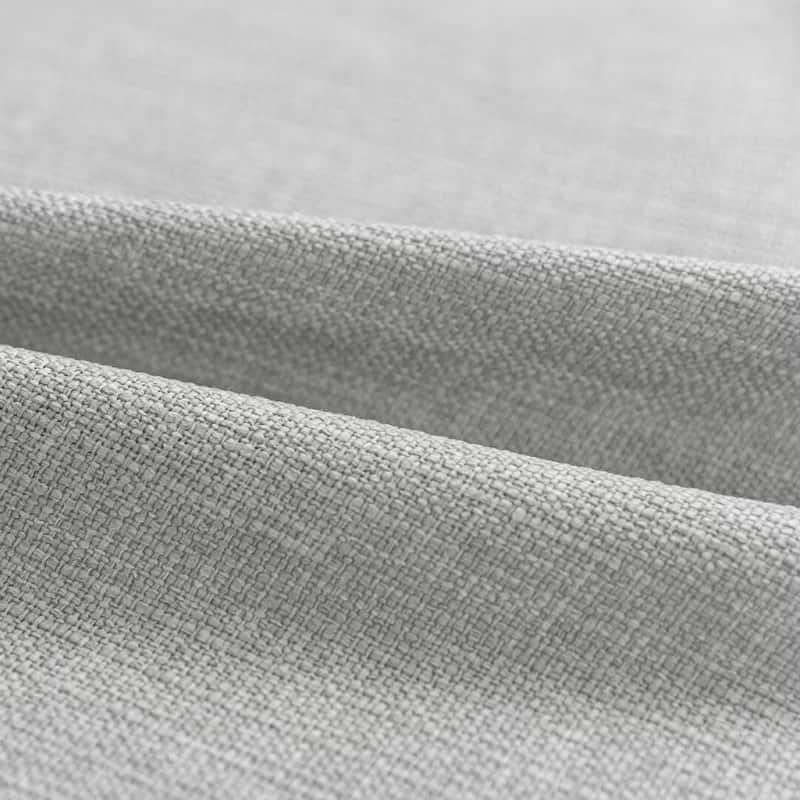 Linen Texture Tie Top Room Darkening Curtain Pair(2 panels)