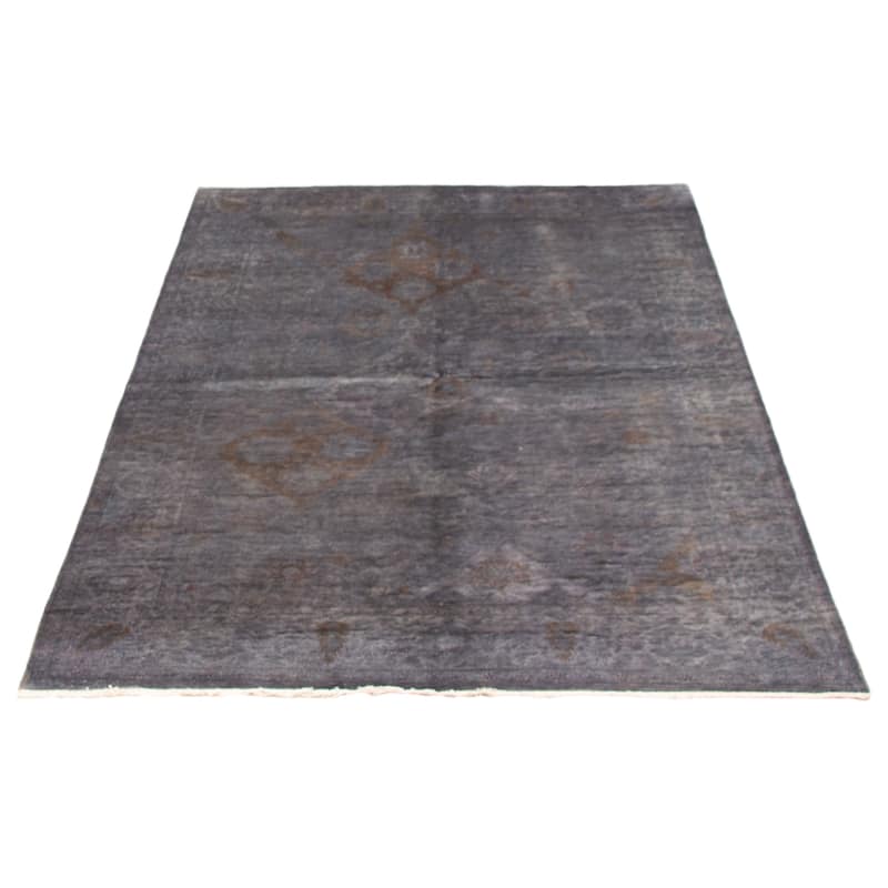ECARPETGALLERY Hand-knotted Vibrance Grey Wool Rug - 5'11 x 8'0