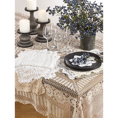 Handmade Crochet Lace Table Linens