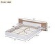 preview thumbnail 6 of 24, Modern Simple Queen Size Platform Bed with Shelves, USB Ports and Sockets Multi-Functional Bed Frame for Kids Teens Adults