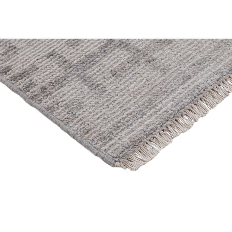 Terra by Obeetee Sienna Row Gray Rug