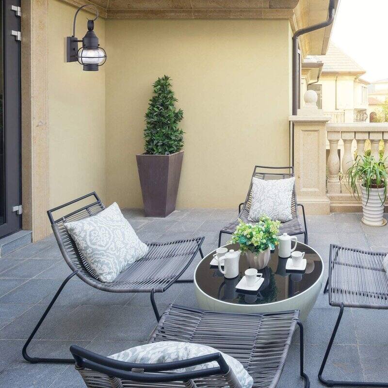 1- Light Outdoor Wall Lantern Light 2 Pack - 7.21"x8.34"x13.91"