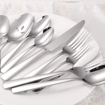 45-Piece Silverware Flatware Cutlery Set - 10.5*0.23*2inch