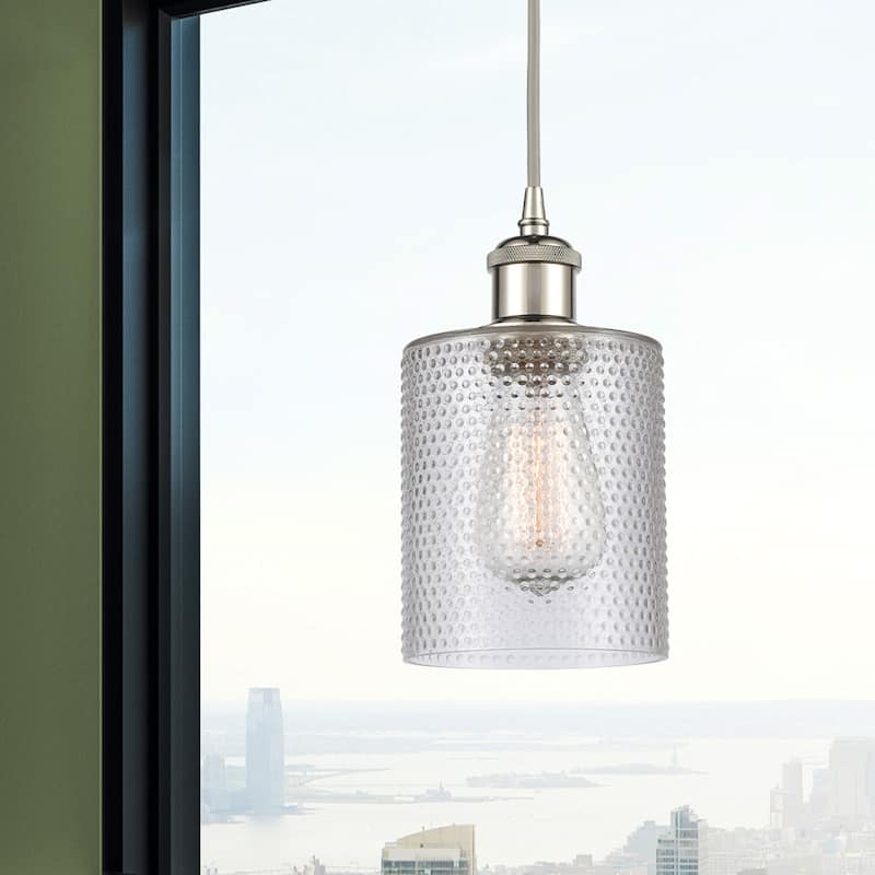 Innovations Lighting 516-1P-8-5 Cobbleskill Pendant Cobbleskill 5"