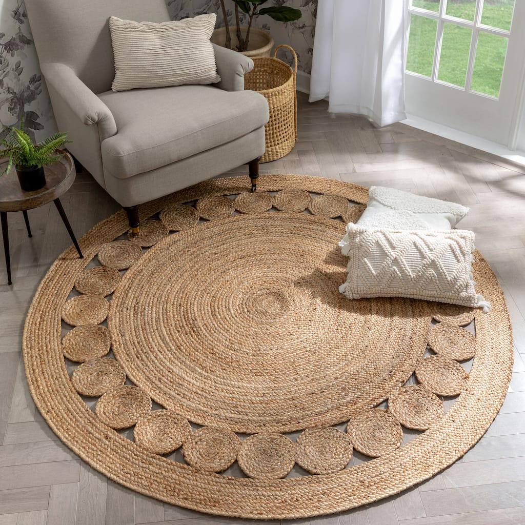 Well Woven Eva Oleana Moroccan Jute Hand-Woven Area Rug