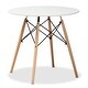 preview thumbnail 4 of 9, Galen Modern and Contemporary Plastic and Wood Dining Set (5pc)